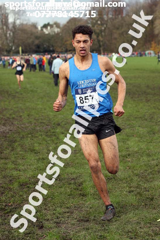IAAF Junior Mens 2017 British Athletics Liverpool Cross Challenge, Sefton Park, Liverpool. Photo:  David T. Hewitson/Sports for All Pics